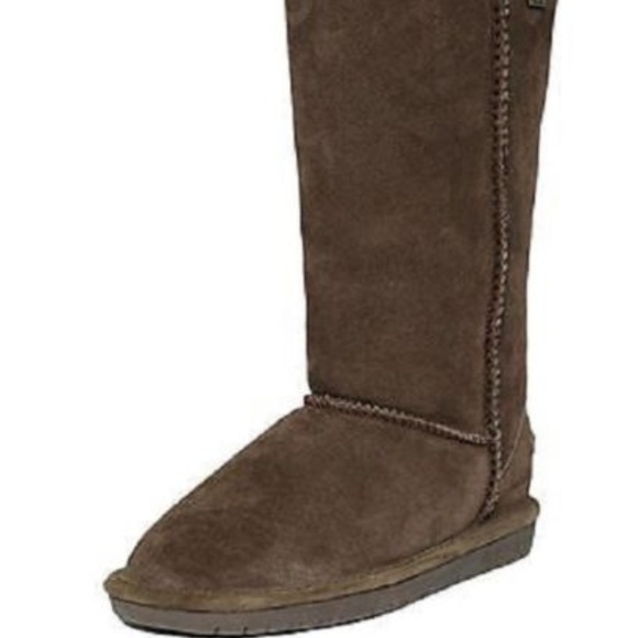 Bearpaw Bianca Tall Winter Boots Chocolate NWT - Picture 1 of 2